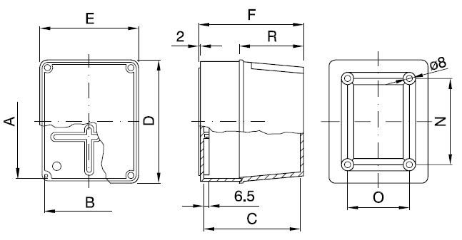44CE deep dimensions