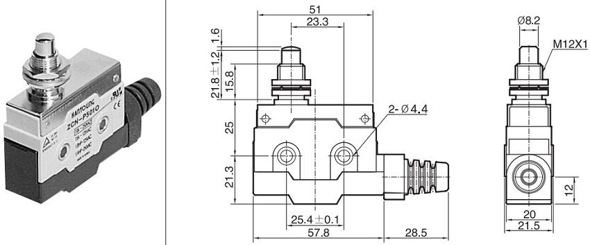 Hanyoung ZCN-P501O Limit Switch